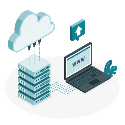Hosting Illustration